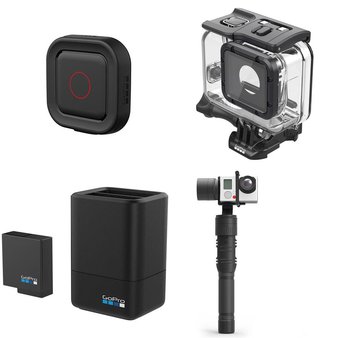 10 Pcs – GoPro Accessories-Refurbished (Used,Like New,New Damaged Box) – GoPro Camera, GoPro, Sunpak, North