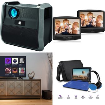 Pallet – 43 Pcs – Speakers, Accessories, DVD & Blu-ray Players, Shelf Stereo System – Customer Returns – onn., Onn, Monster, SANUS