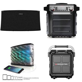 24 Pcs – Headphones & Portable Speakers – Refurbished (GRADE C) – JBL, HITACHI, iHOME, Anker