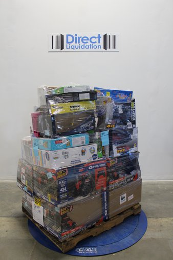 Pallet – 33 Pcs – Vehicles, Trains & RC, Powered, Pretend & Dress-Up – Customer Returns – VTECH, New Bright, Wal-Mart, Jada