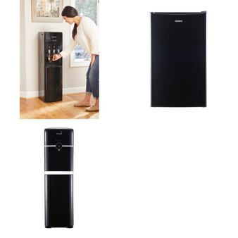 CLEARANCE! Pallet – 5 Pcs – Bar Refrigerators & Water Coolers, Refrigerators – Customer Returns – Primo, Galanz, Primo Water