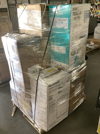 1 Pallet – 10 Pcs – Air Conditioners – Mixed Conditions – Honeywell, Keystone, WHIRLPOOL, LG Electronics