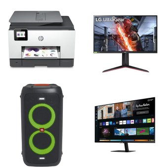 Pallet – 28 Pcs – Speakers, Monitors, Portable Speakers, Inkjet – Customer Returns – onn., Samsung, LG, JBL
