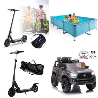 Pallet – 10 Pcs – Powered, Vehicles, Exercise & Fitness, Pools & Water Fun – Customer Returns – SEGMART, MotorGenic, EVERCROSS, Funcid
