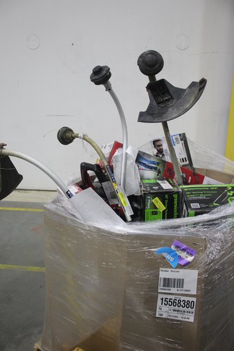 3 Pallets – 37 Pcs – Trimmers & Edgers, Camping & Hiking – Untested Customer Returns – Walmart