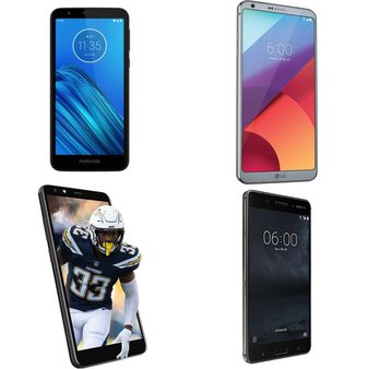 14 Pcs – Unlocked Cellular Phones – Refurbished (GRADE A) – Motorola, ROKIT, Nokia, LG