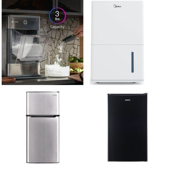 1 Pallet – 11 Pcs – Refrigerators, Fans – Overstock – Galanz, Honeywell