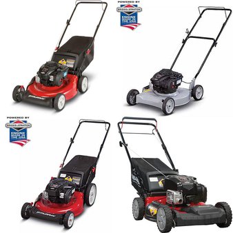 6 Pallets – 48 Pcs – Lawn Mowers – Customer Returns – Murray, Snapper, Honda, BLACK & DECKER