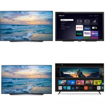 Flash Sale! 6 Pcs – LED/LCD TVs (48″ – 85″) – Refurbished (GRADE A, GRADE B) – LG, VIZIO, Element Electronics, Onn