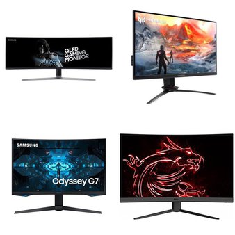 Pallet – 31 Pcs – Monitors – Damaged / Missing Parts / Tested NOT WORKING – Samsung, LG, MSI, ACER