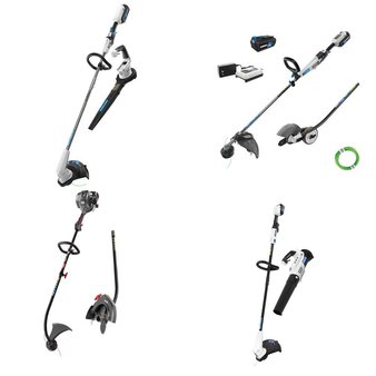 Pallet – 16 Pcs – Trimmers & Edgers, Leaf Blowers & Vaccums, Power Tools, Snow Removal – Customer Returns – Hart, Black Max, Hyper Tough, Scotts