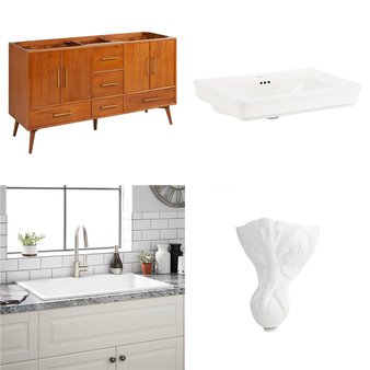 Flash Sale! Pallet – 9 Pcs – Decor, Bath, Vacuums, Hand Tools – Open Box Like New – Signature Hardware