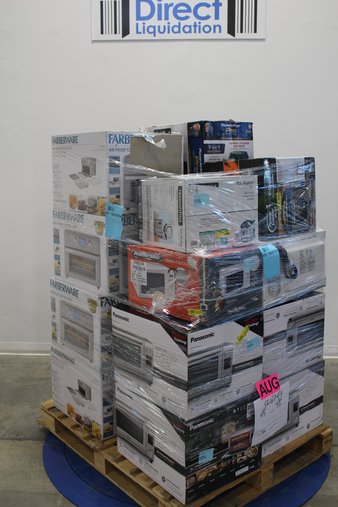 Pallet – 16 Pcs – Toasters & Ovens, Microwaves – Customer Returns – Farberware, Panasonic, Hamilton Beach