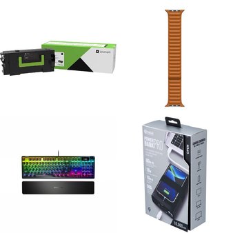 Flash Sale! Box – 278 Pcs – In Ear Headphones – Untested Customer Returns – Apple, MW493AM/A, onn., OtterBox