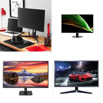 Pallet – 23 Pcs – Monitors – Customer Returns – Onn, ACER, LG