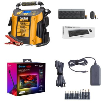 Pallet – 182 Pcs – Other, Cases, Keyboards & Mice, Accessories – Damaged / Missing Parts / Tested NOT WORKING – Onn, Logitech, onn., Govee