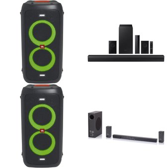 Pallet – 28 Pcs – Speakers, Portable Speakers, Humidifiers / De-Humidifiers, Security & Surveillance – Customer Returns – onn., Onn, JBL, Samsung