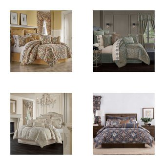 6 Pallets – 380 Pcs – Curtains & Window Coverings, Bedding Sets, Rugs & Mats, Sheets, Pillowcases & Bed Skirts – Like New or New Customer Returns – JC Penney