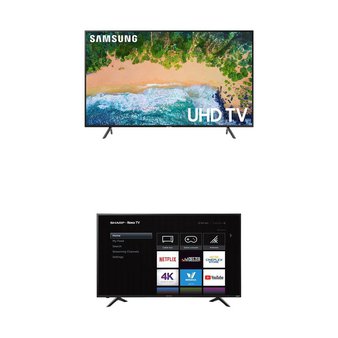 5 Pcs – LED/LCD TVs (58″ – 65″) – Refurbished (GRADE A) – Samsung, SHARP