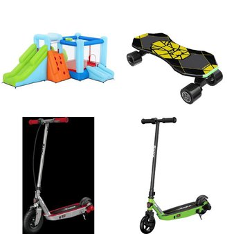 Pallet – 18 Pcs – Powered, Outdoor Sports, Not Powered, Outdoor Play – Customer Returns – Swagtron, Bestway, Sharkwheel, Spalding