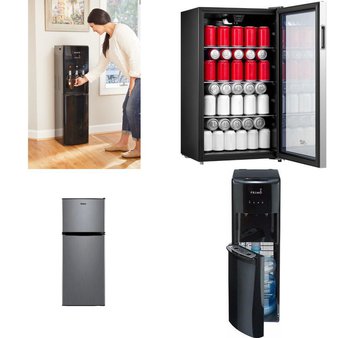 6 Pallets – 38 Pcs – Bar Refrigerators & Water Coolers – Untested Customer Returns – Walmart