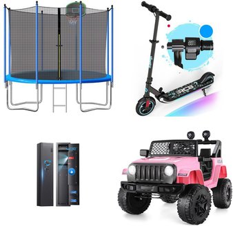 Pallet – 10 Pcs – Trampolines, Powered, Outdoor Sports, Vehicles – Customer Returns – SEGMART, RCB, Funcid, Lecheng