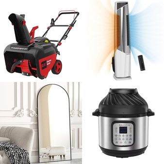 Pallet – 11 Pcs – Decor, Luggage, Deep Fryers, Snow Removal – Customer Returns – BEAUTYPEAK, Instant Pot, Sunbee, PowerSmart