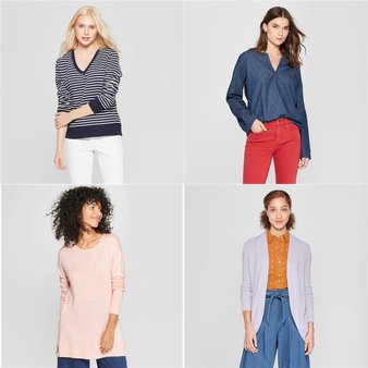 100 Pcs – T-Shirts, Polos, Sweaters & Cardigans – New – Retail Ready – A New Day, Universal Thread