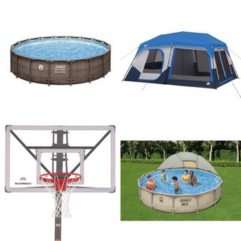 6 Pallets – 43 Pcs – Camping & Hiking, Patio, Pools & Water Fun – Untested Customer Returns – Walmart