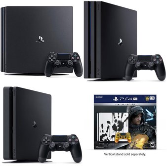 10 Pcs – Sony Playstation 4 Consoles – Refurbished (GRADE A) – Models: CUH-7215B, CUH-2215A, CUH-1215A, 3004134