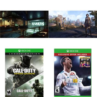 50 Pcs – Microsoft Video Games – New – Prey – Xbox One, Call Of Duty Infinite Warfare – Legacy Edition (Xb, The Elder Scrolls Online: Morrowind (Xbox One), FIFA 18 Standard Edition – Xbox One