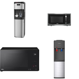 Pallet – 18 Pcs – Microwaves, Bar Refrigerators & Water Coolers – Open Box Customer Returns – Hamilton Beach, Galanz, WESTINGHOUSE, LG