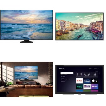 Flash Sale! 6 Pcs – LED/LCD TVs (48″ – 85″) – Refurbished (GRADE A) – Samsung, Element Electronics, LG