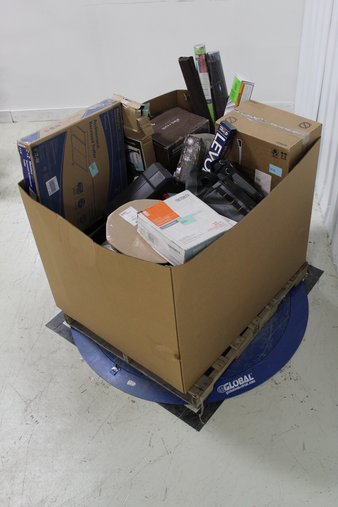 Pallet – 43 Pcs – Hardware, Accessories, Curtains & Window Coverings, Tool Accessories – Customer Returns – Kobalt, Style Selections, Allen & Roth, Accord Ventilation