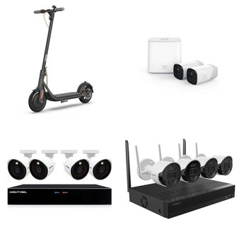 Pallet – 110 Pcs – Powered, Security & Surveillance, Point & Shoot, Fitbit – Damaged / Missing Parts / Tested NOT WORKING – Razor, FitBit, SimpliSafe, Microsoft