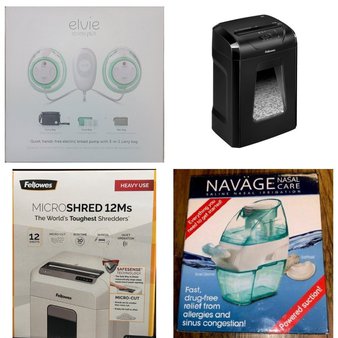 1 Pallet – 36 Pcs – Safes, Home Health Care, Oral Care – Untested Customer Returns – Walmart