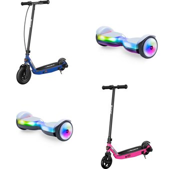 Pallet – 10 Pcs – Powered – Customer Returns – Razor, Jetson, Razor Power Core