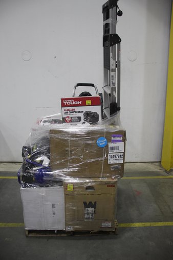 6 Pallets – 111 Pcs – Power Tools, Pressure Washers, Kitchen/Dining, Bath, Safes – Untested Customer Returns – Walmart