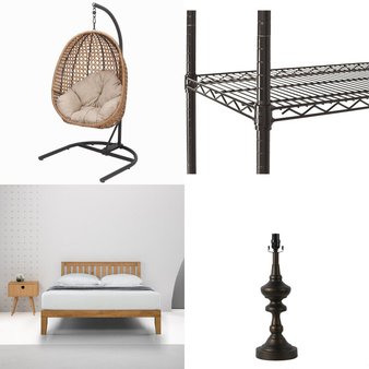 CLEARANCE! Pallet – 7 Pcs – Storage & Organization, Mattresses, Lighting & Light Fixtures, Patio – Overstock – Hyper Tough, Zinus