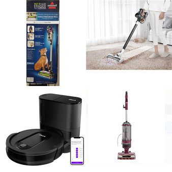Pallet – 37 Pcs – Vacuums – Damaged / Missing Parts / Tested NOT WORKING – Tineco, Shark, Bissell, Hoover