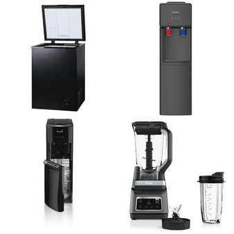 Pallet – 15 Pcs – Bar Refrigerators & Water Coolers, Food Processors, Blenders, Mixers & Ice Cream Makers, Pressure Washers – Open Box Customer Returns – Sun Joe, WESTINGHOUSE, Primo, Galanz
