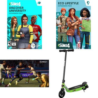 CLEARANCE! 1 Pallet – 121 Pcs – Sony, Games, Powered, Nintendo – Customer Returns – Electronic Arts, Ubisoft, Razor, Razor Power Core