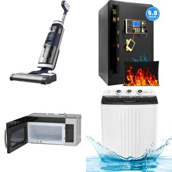 Pallet – 5 Pcs – Kitchen & Dining, Unsorted, Vacuums, Safes – Customer Returns – GE, Tineco, Bigfeliz, UBesGoo