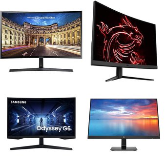Pallet – 13 Pcs – Monitors – Damaged / Missing Parts / Tested NOT WORKING – Samsung, HP, MSI, ACER