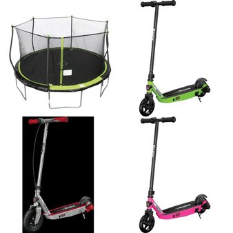 Pallet – 10 Pcs – Powered, Trampolines, Vehicles, Trains & RC, Outdoor Play – Customer Returns – Razor, Razor Power Core, Bounce Pro, Rubble & Crew