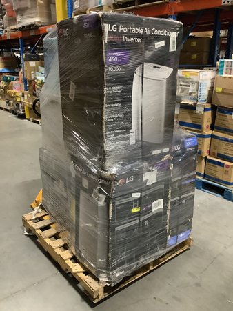 6 Pallets – 41 Pcs – Air Conditioners – Mixed Conditions – LG, Honeywell, LG Electronics, Keystone