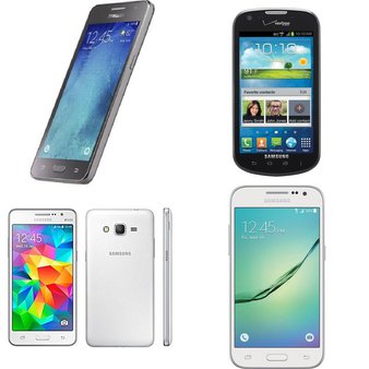 Clearance! 69 Pcs – Samsung Smartphones (GRADE A, GRADE B, GRADE C) – Models: I200ZPP, Galaxy Exhibit T599, Galaxy Core Prime, STSAS920CPWP