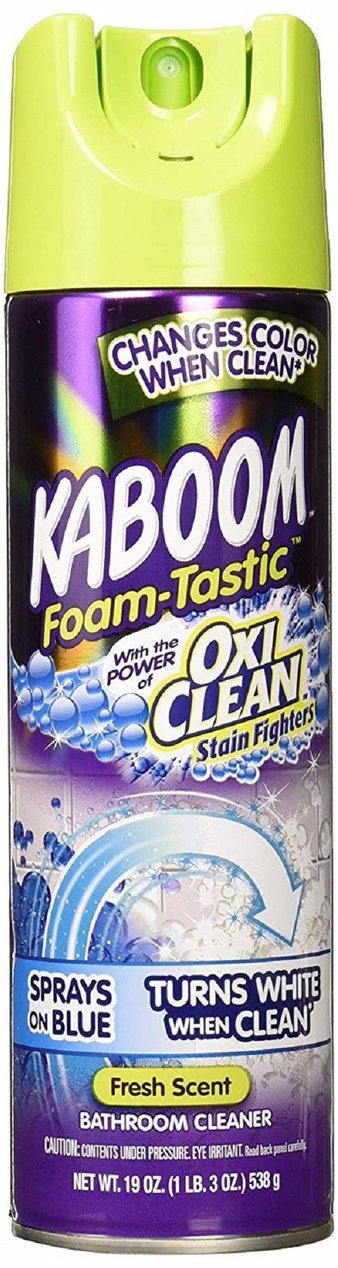 25 Pcs – Kaboom Foam-Tastic Fresh Bathroom, Twin pack cleaner,19 0z (Pack of 4) – New, Like New – Retail Ready