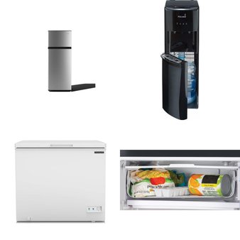 Pallet – 5 Pcs – Refrigerators, Bar Refrigerators & Water Coolers – Customer Returns – Primo Water, ELEMENT, Igloo, Frigidaire