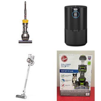 Pallet – 11 Pcs – Vacuums – Damaged / Missing Parts / Tested NOT WORKING – Hoover, Shark, Tineco, Dyson